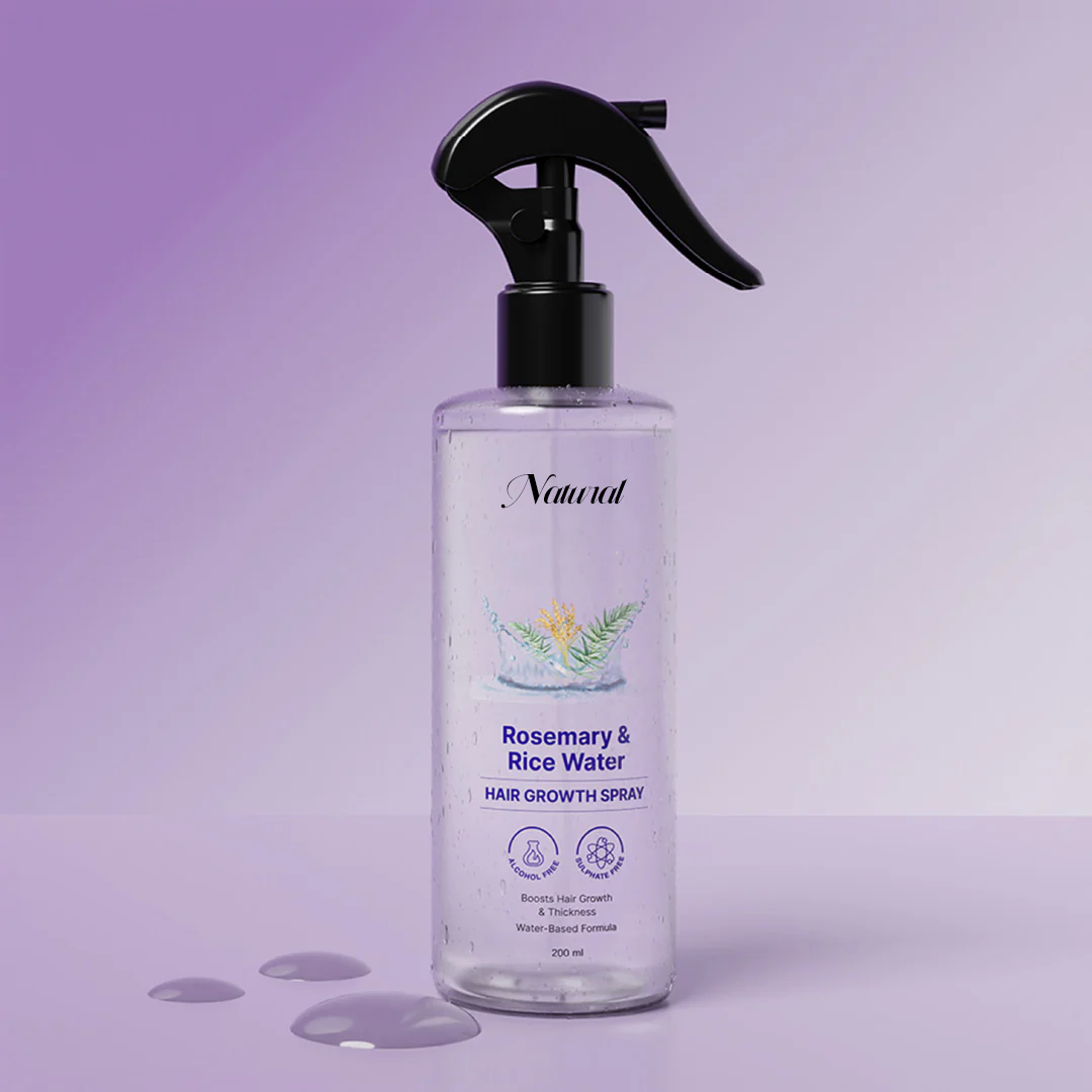Rosemary Water with Rice Water |100% Natural Extract