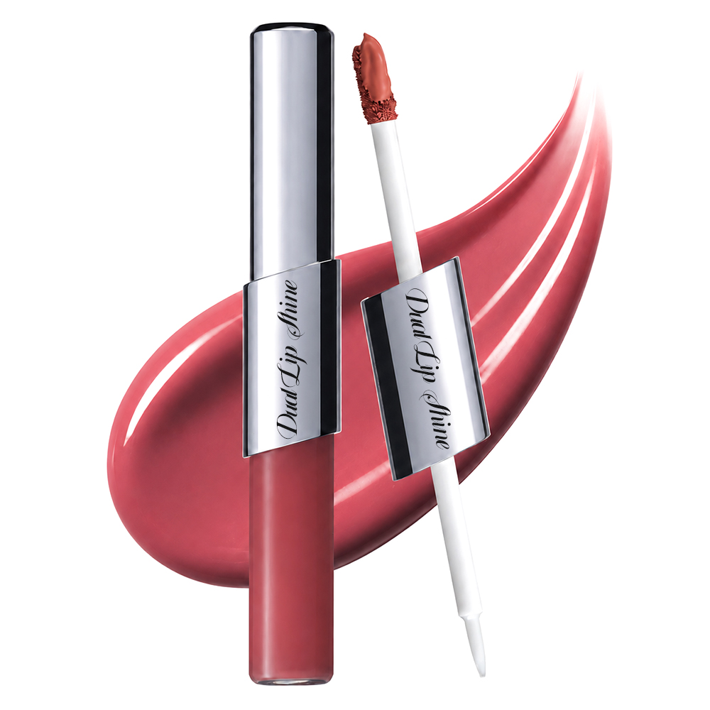 Perfect Twin Lip — Dual-Ended Liquid Lipstick with Velvet Matte Color and Glossy Shine