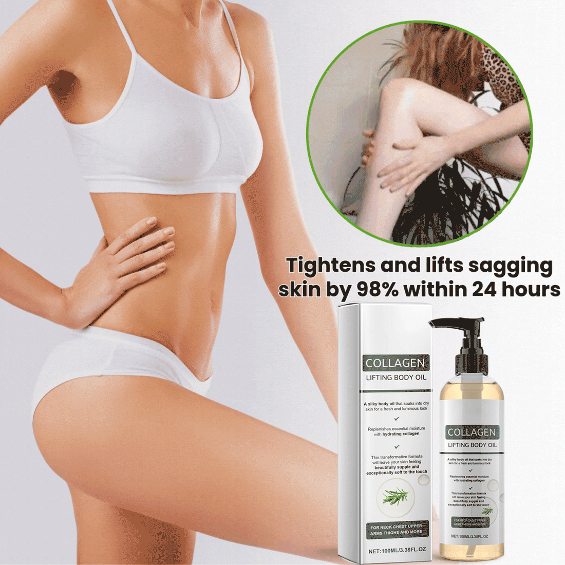 Purelums™ Collagen Oil | Tightens and lifts sagging skin by 98% within 24 hours