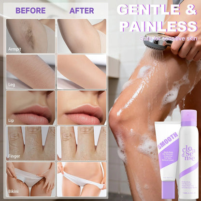 Gentle & Painless Hair Removal Cream Duo for Sensitive Skin