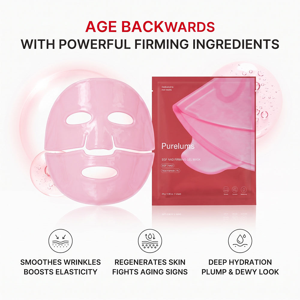 Korean NAD+ EGF Firming Serum & Gel Mask Set