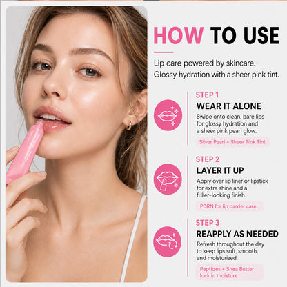 PDRN Peptide Glossy Lip Balm