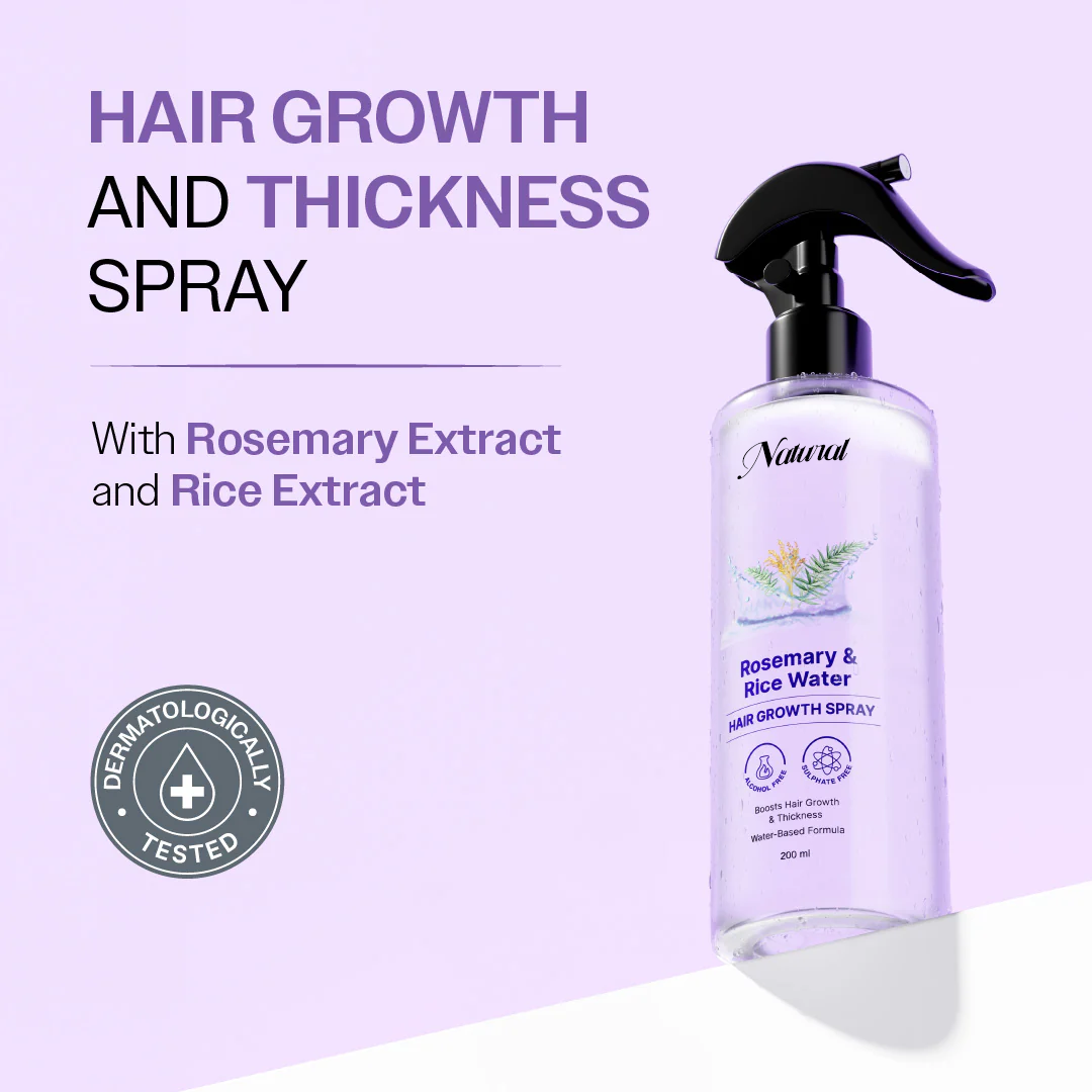Rosemary Water with Rice Water |100% Natural Extract