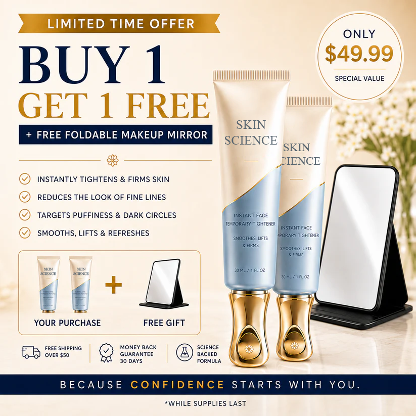 Purelums™ Instant Face Temporary Tightener – Instant visible results in 30 seconds