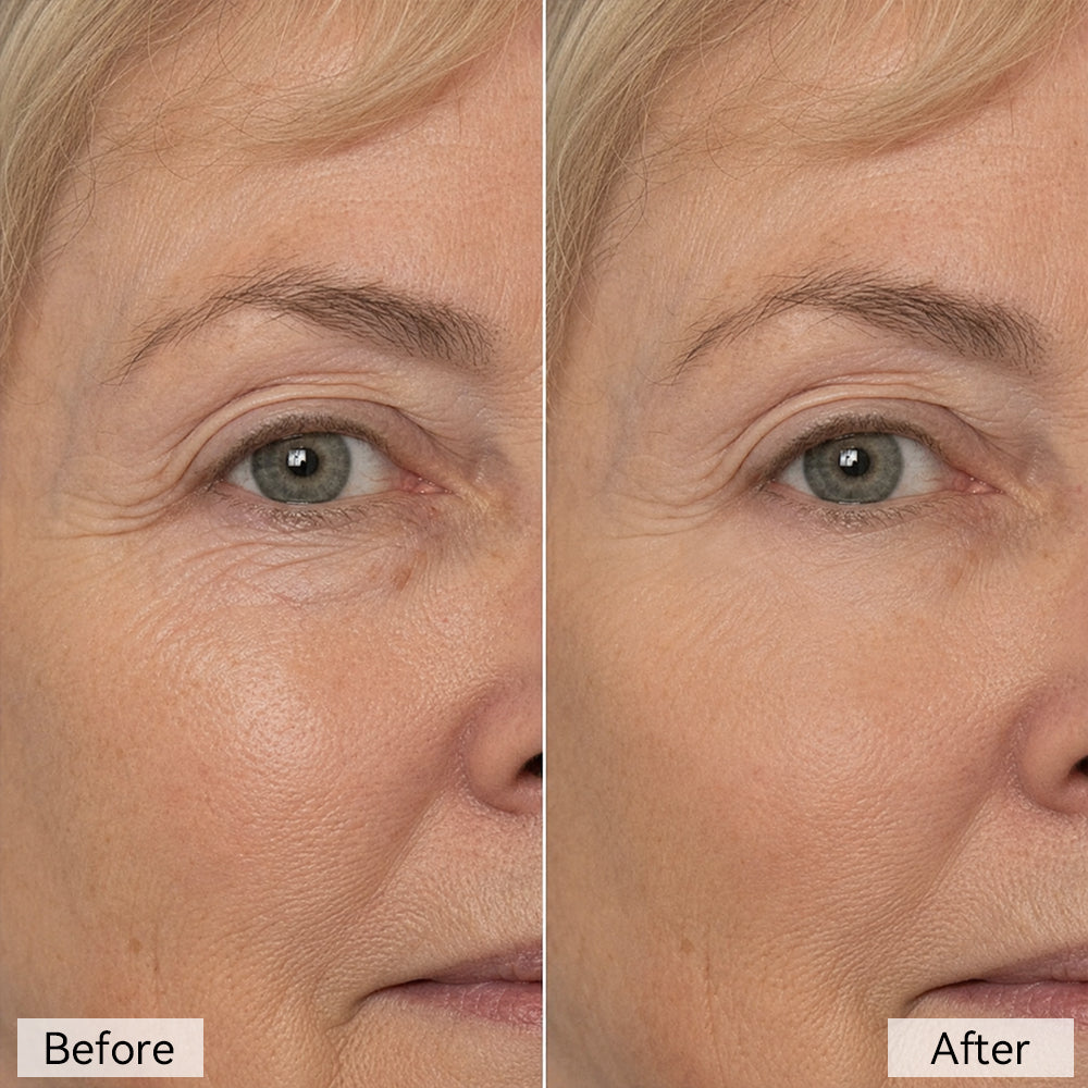 Smoother-looking fine lines and wrinkles