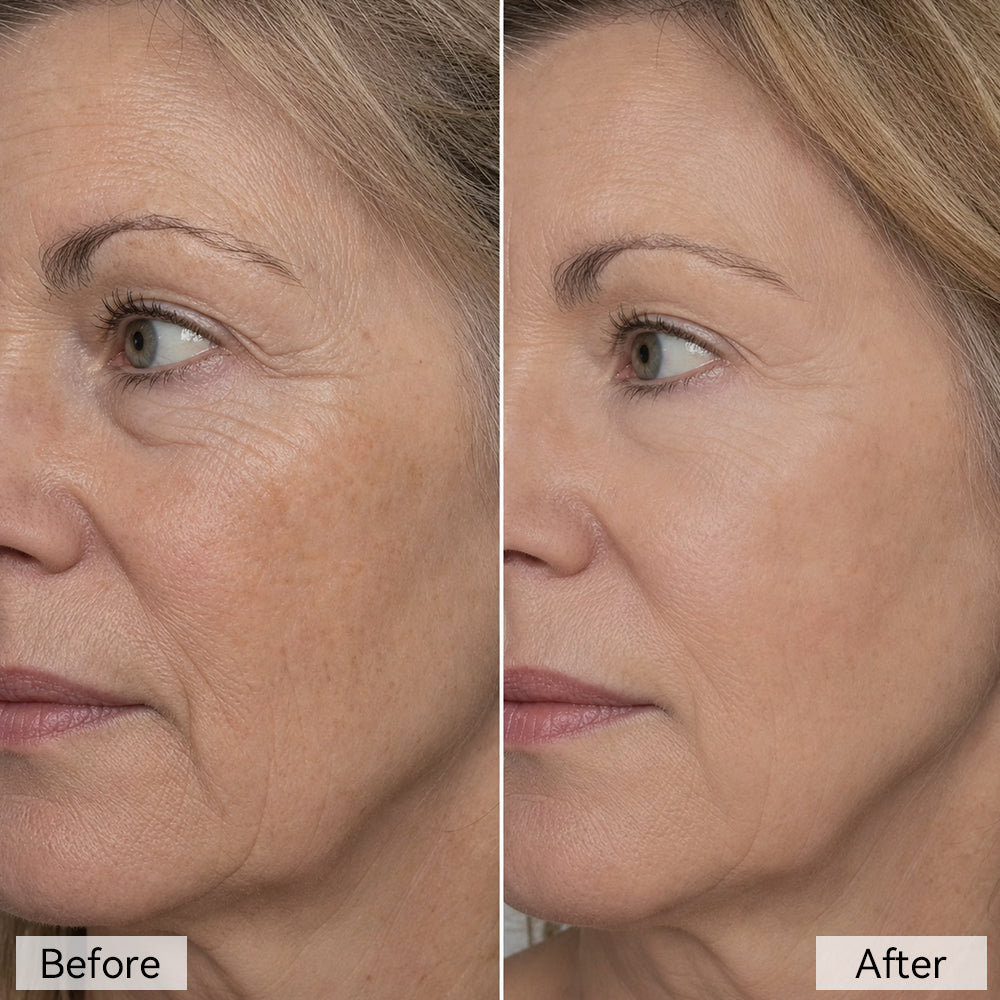 Refreshed appearance of fine lines and wrinkles