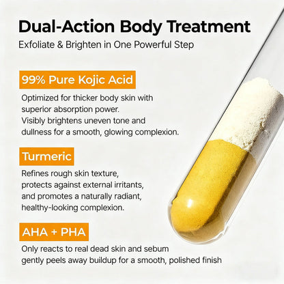 Purelums Peel Shot - Kojic + Turmeric Body Peel Spray