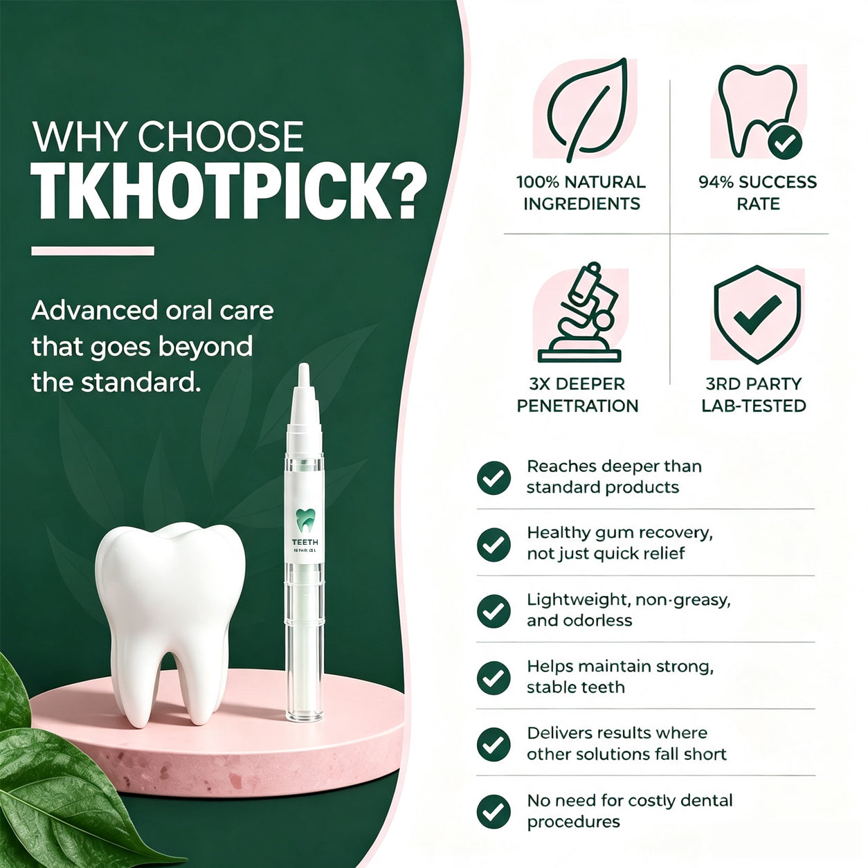 Teeth Repair Pen
