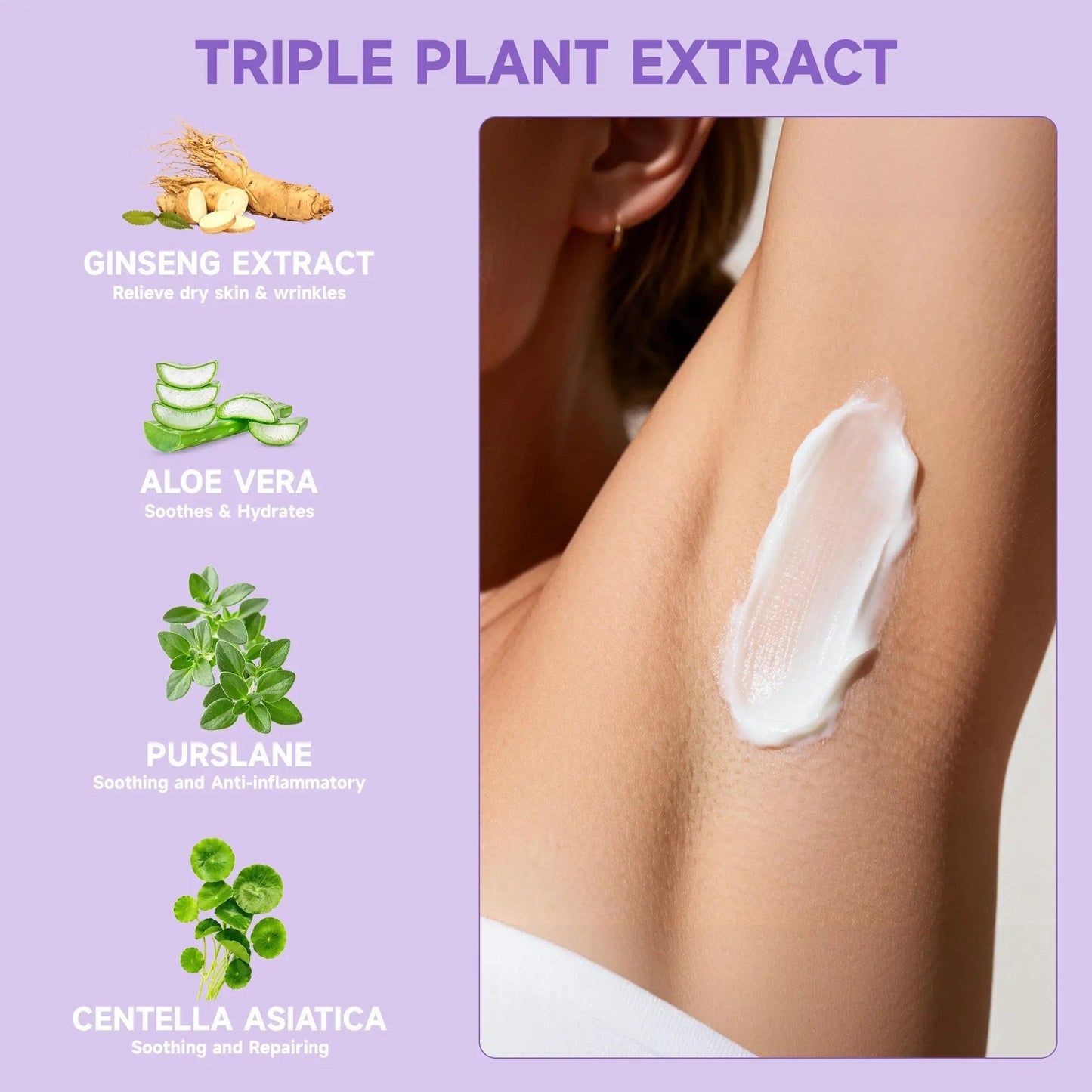 Gentle & Painless Hair Removal Cream Duo for Sensitive Skin