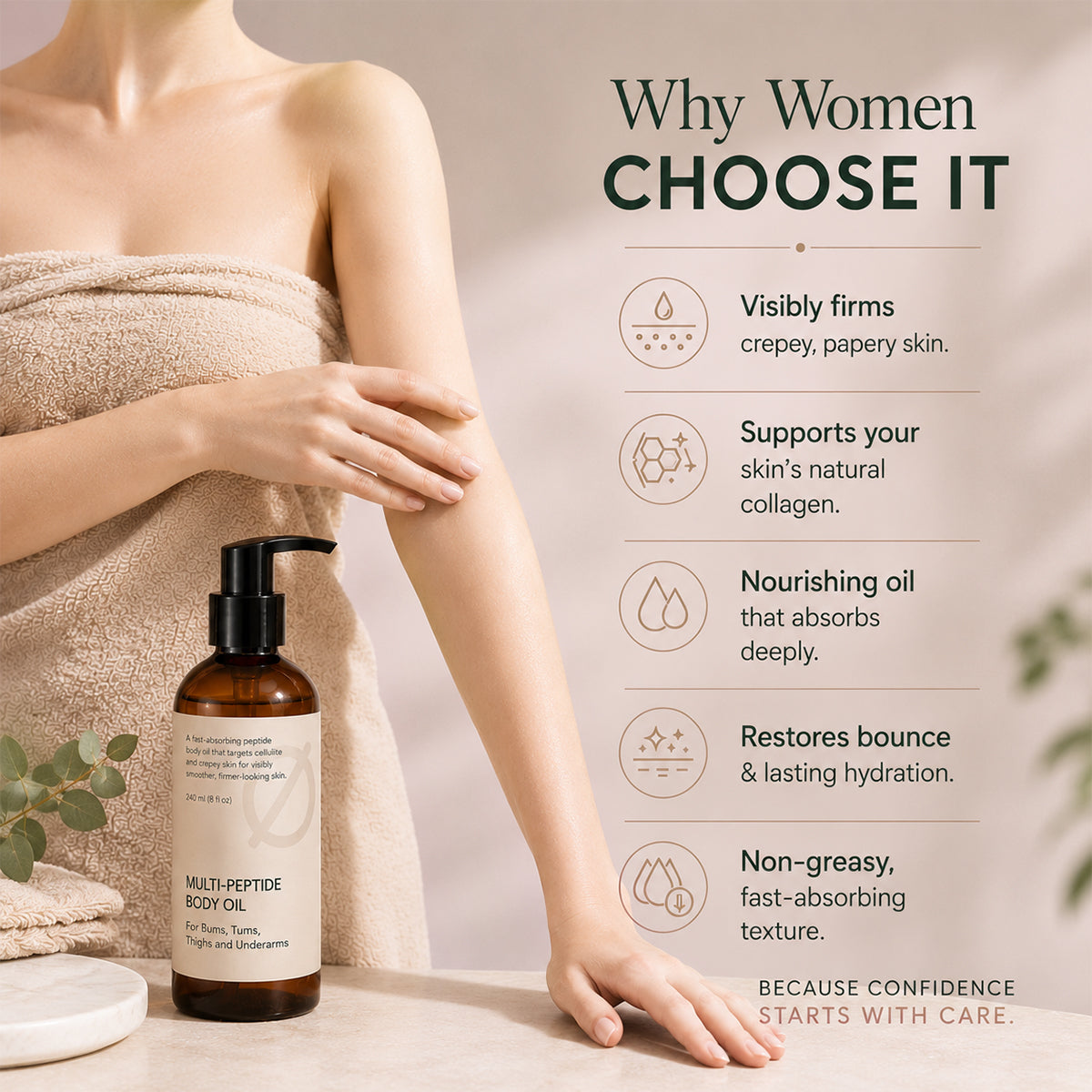 purelums™  Peptide Body Oil